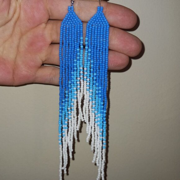 🪽💙 Angel Wing Earrings – Skyfall Edition 💙🪽 - Picture 1 of 2